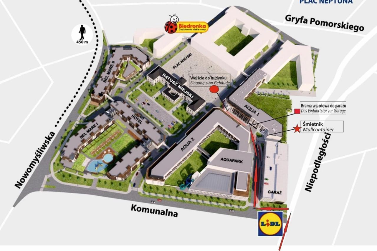 Apartament "Adell" - Miedzyzdroje, Bella Mare Aqua 1 Eksteriør bilde