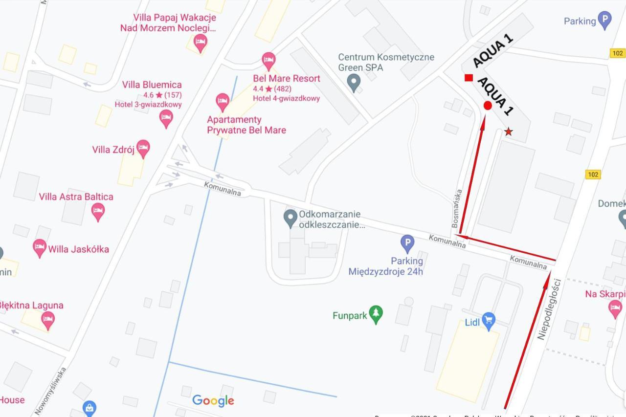Apartament "Adell" - Miedzyzdroje, Bella Mare Aqua 1 Eksteriør bilde